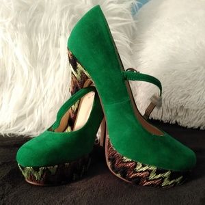 Platform Mary Jane Heels